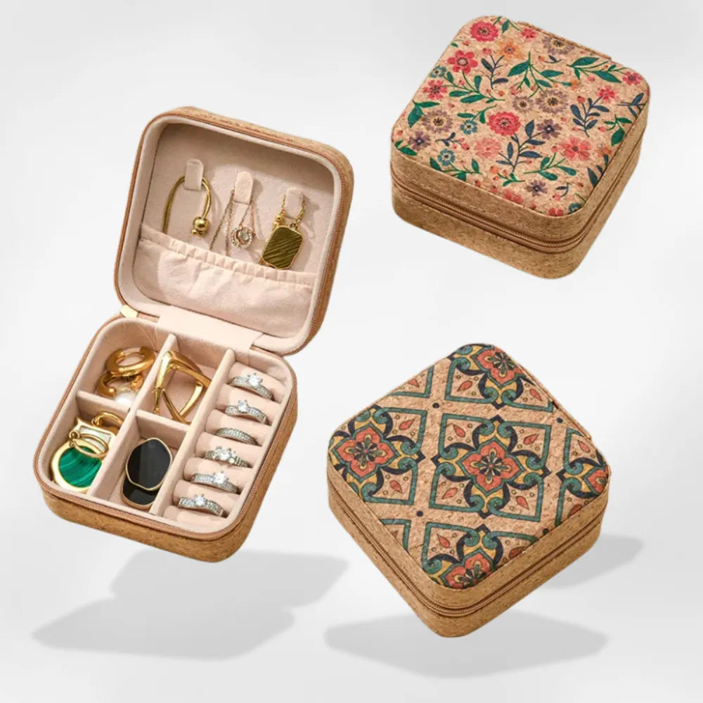 boîte à bijoux en liège