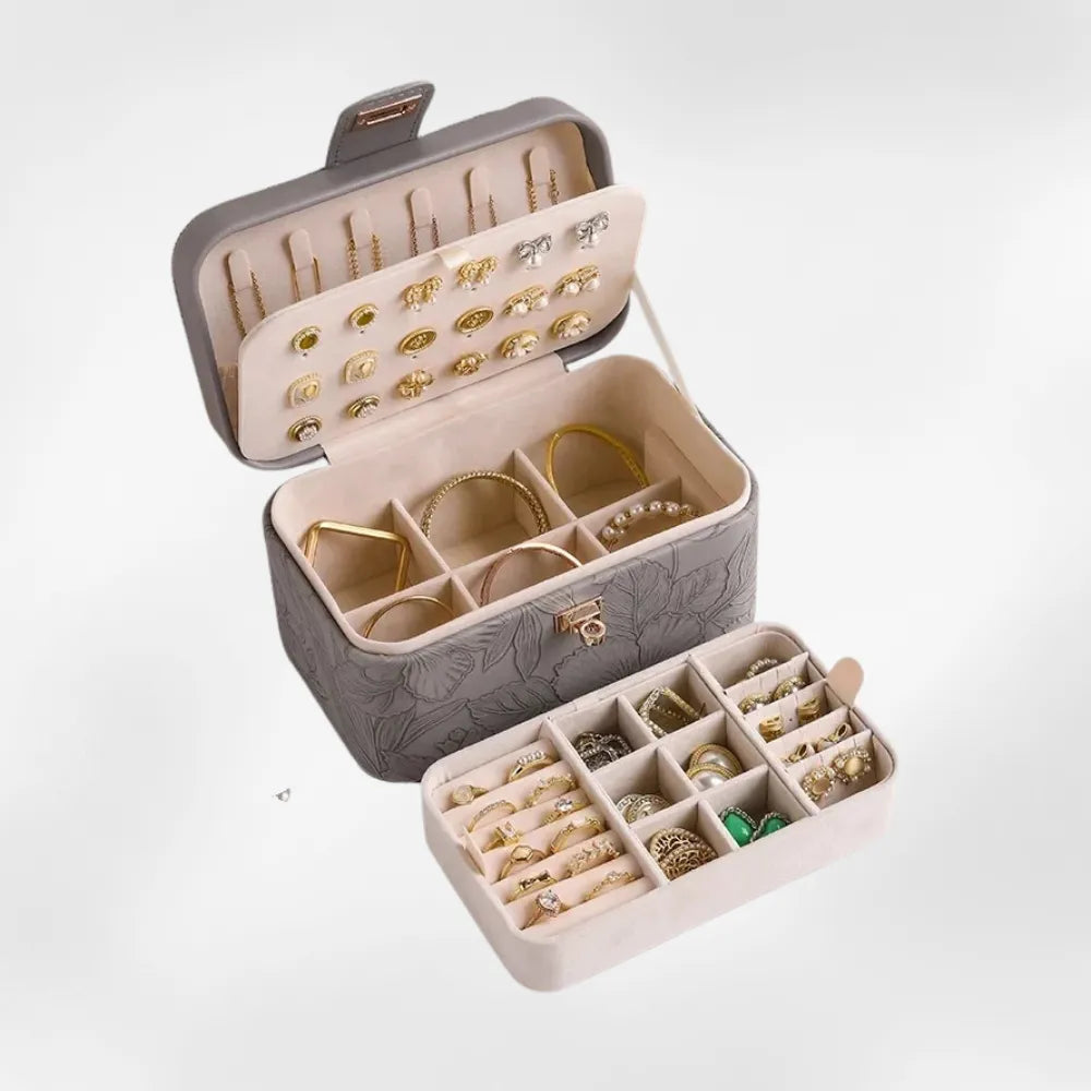 coffret bijoux design floral