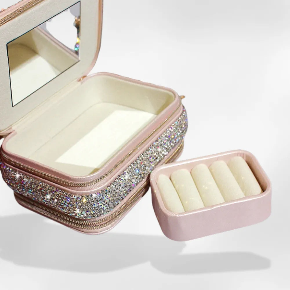 coffret à bijoux brillant