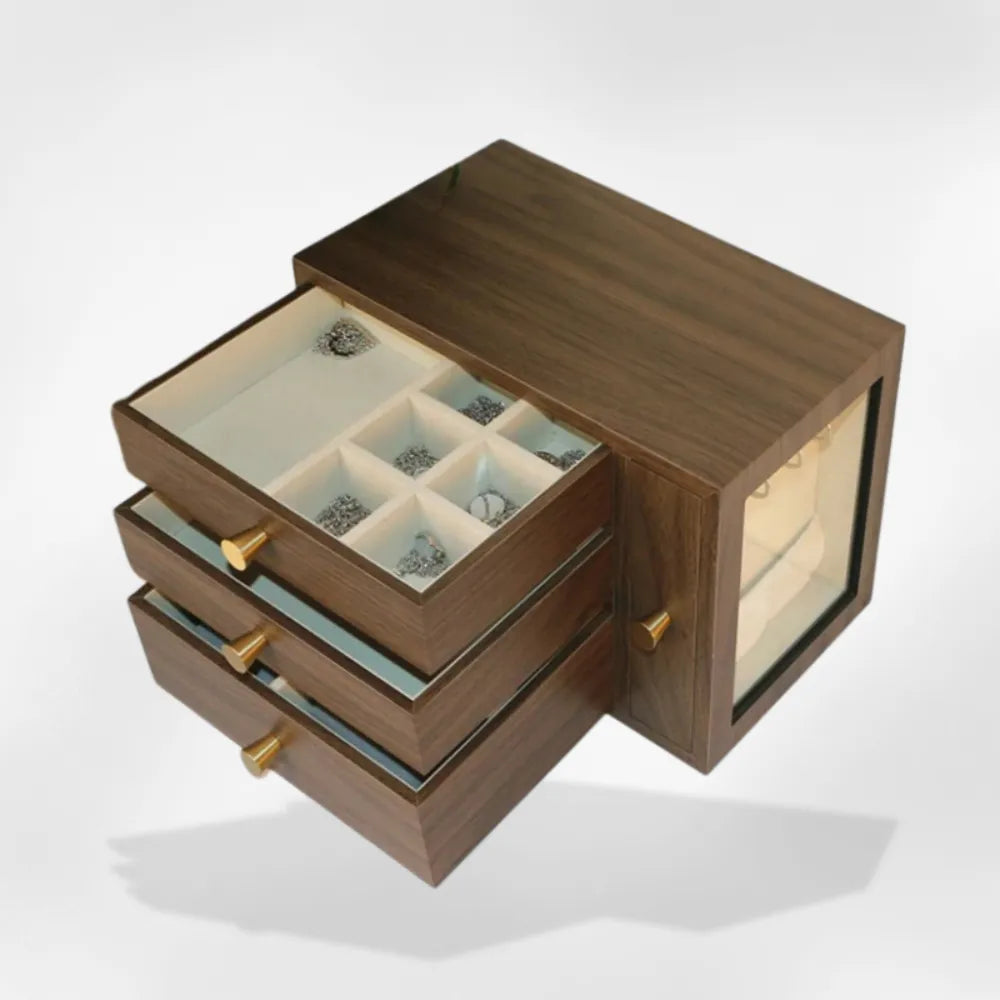 Rangement bijoux en bois