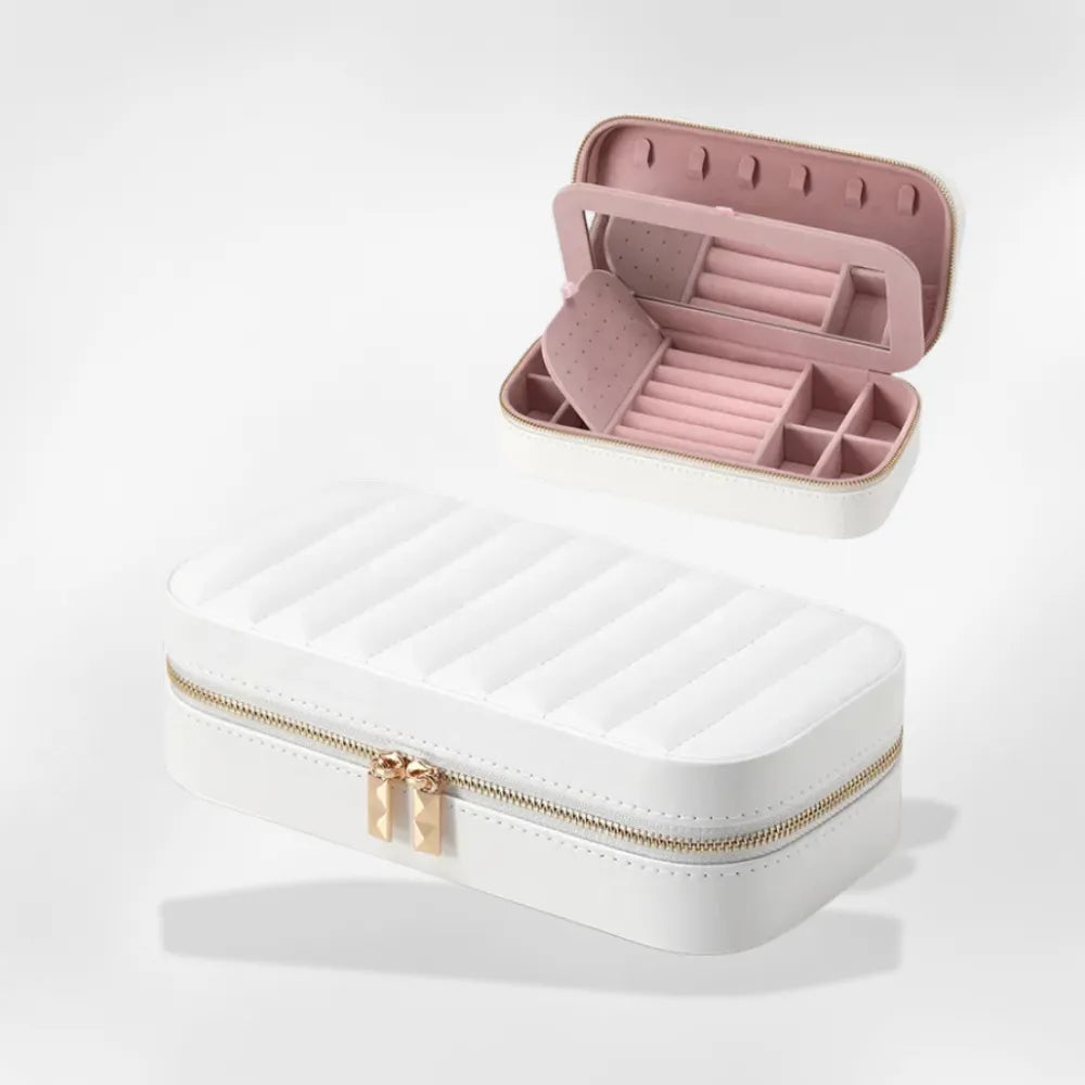 boîte à bijoux avec miroir
