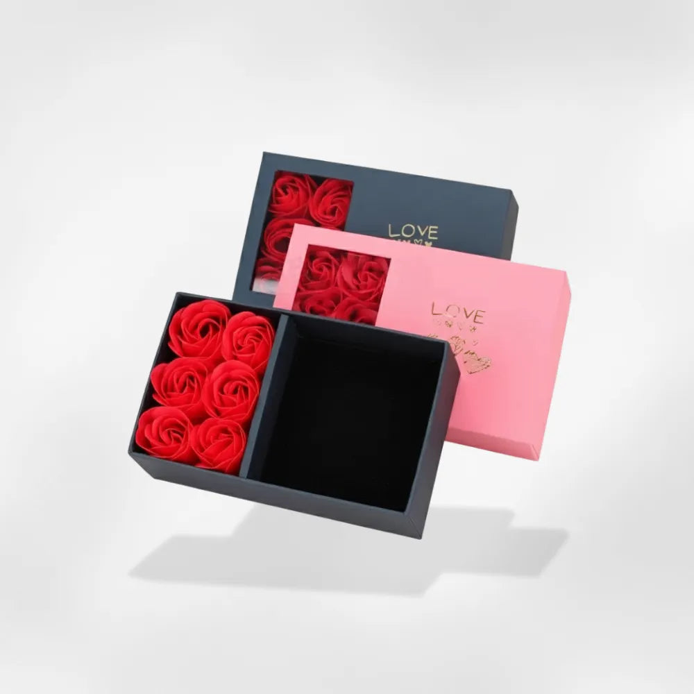 coffret bijoux rose