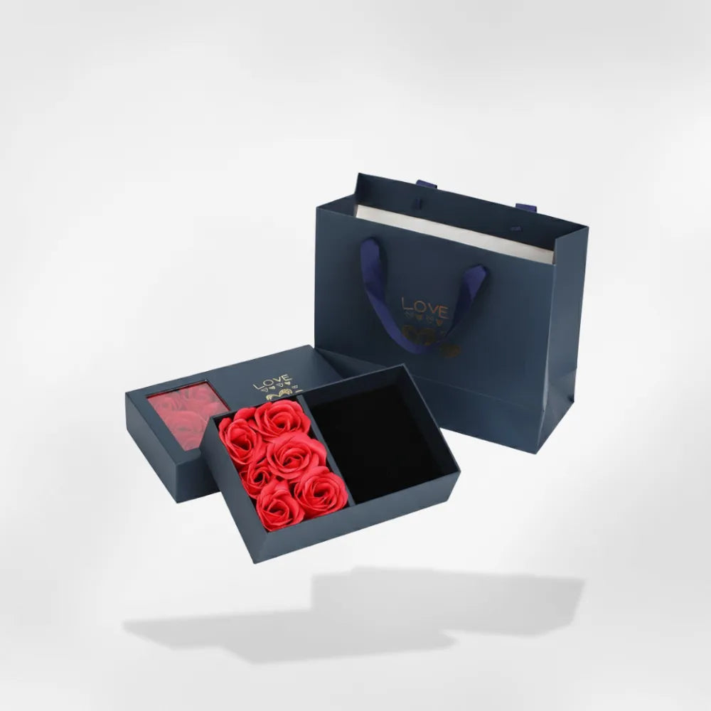 présentation élégante de bijoux