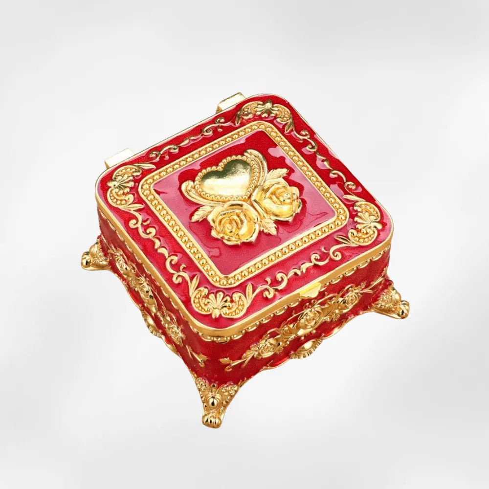 coffret ancien en laiton