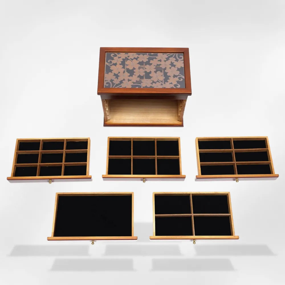 rangement pour bijoux en bois