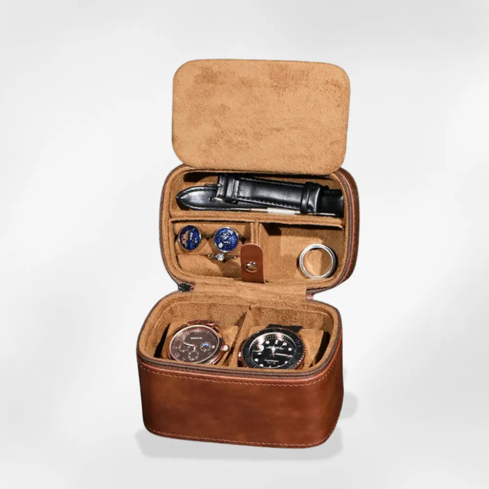 boîte à bijoux de voyage homme