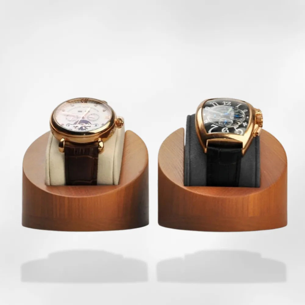 support pour montre bois