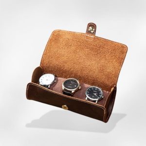 boîte à montre cuir