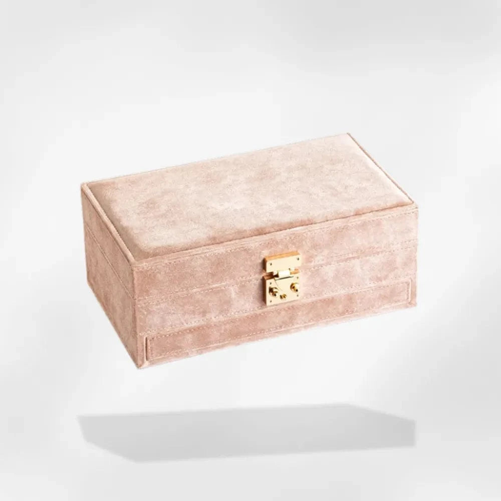 boîte à bijoux en velours