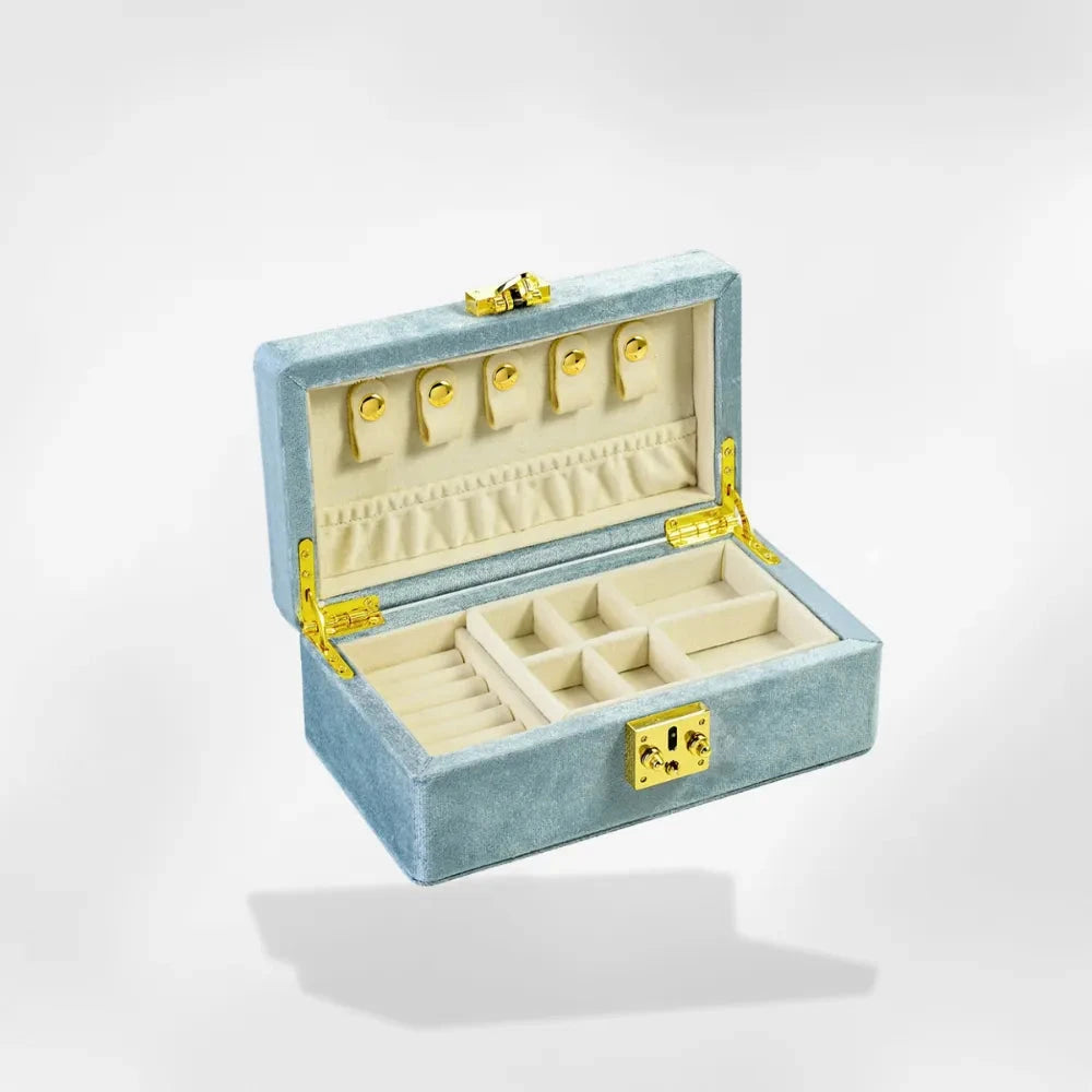 boîte bijoux dorée