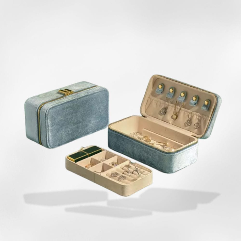 coffret à bijoux en velours