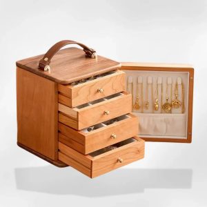 boîte à bijoux en bois