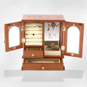 boîte à bijoux en bois
