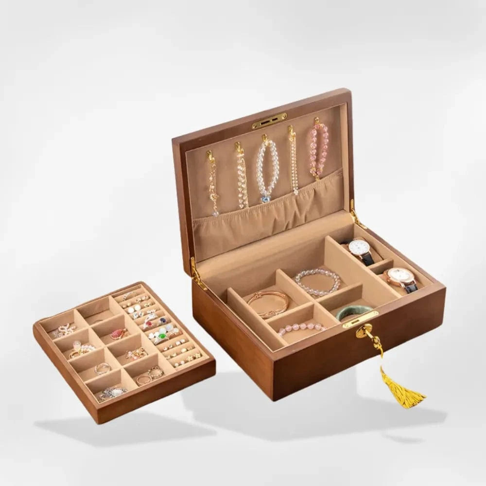coffret à bijoux en bois