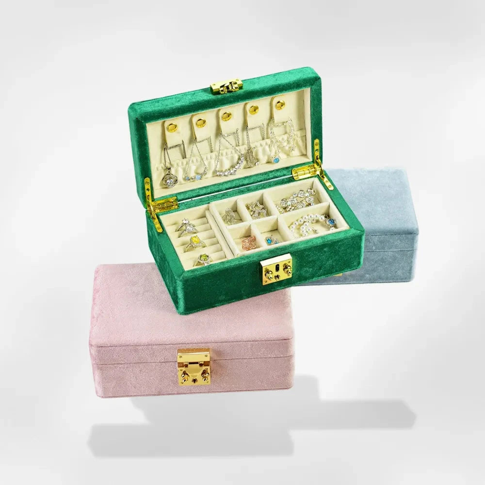 boîte à bijoux velours