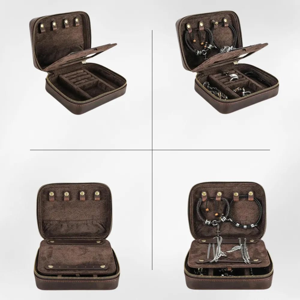 écin en cuir pour accessoires masculins