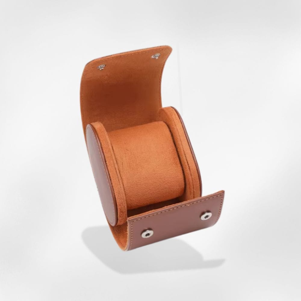 boîte montre cuir