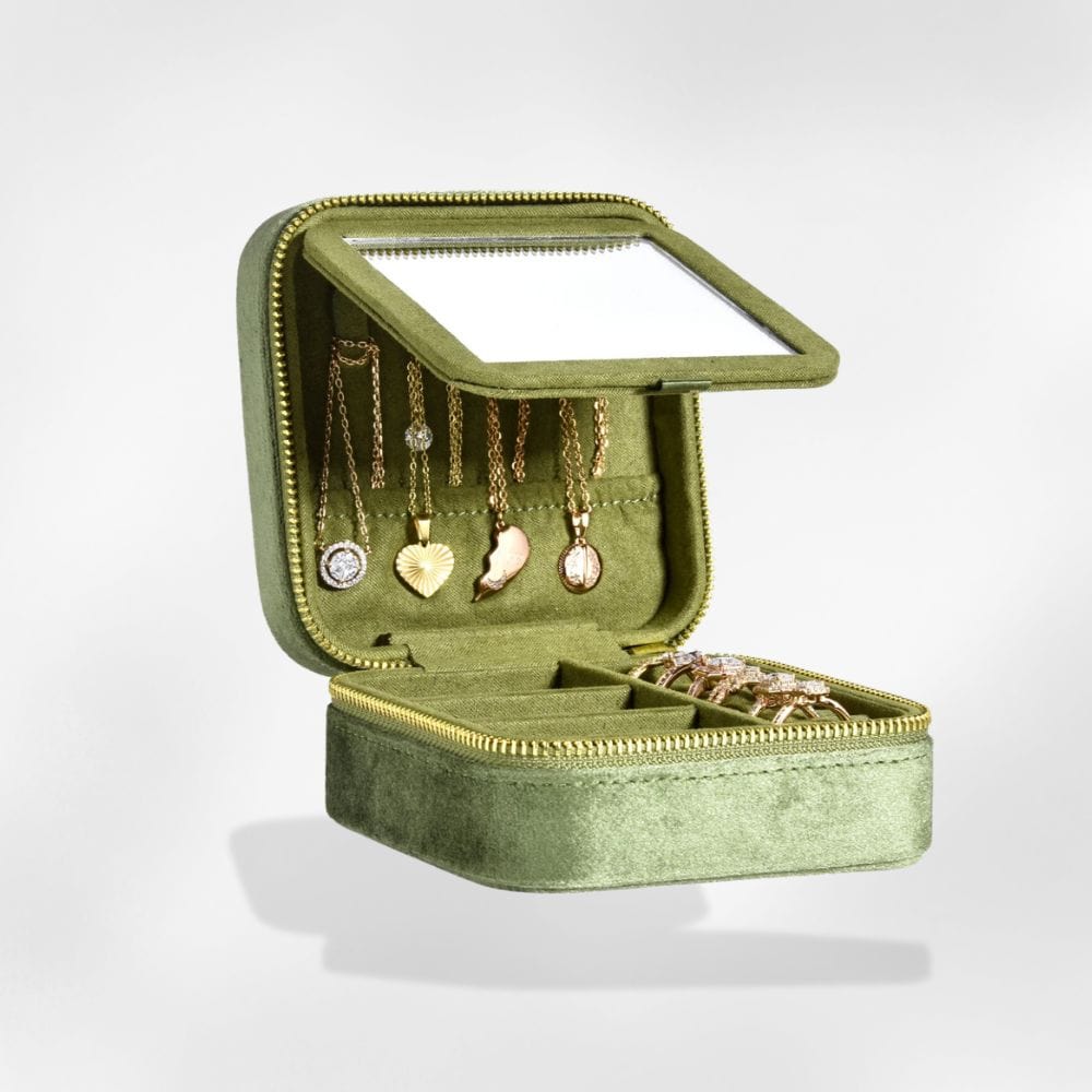 petite boîte à bijoux miroir