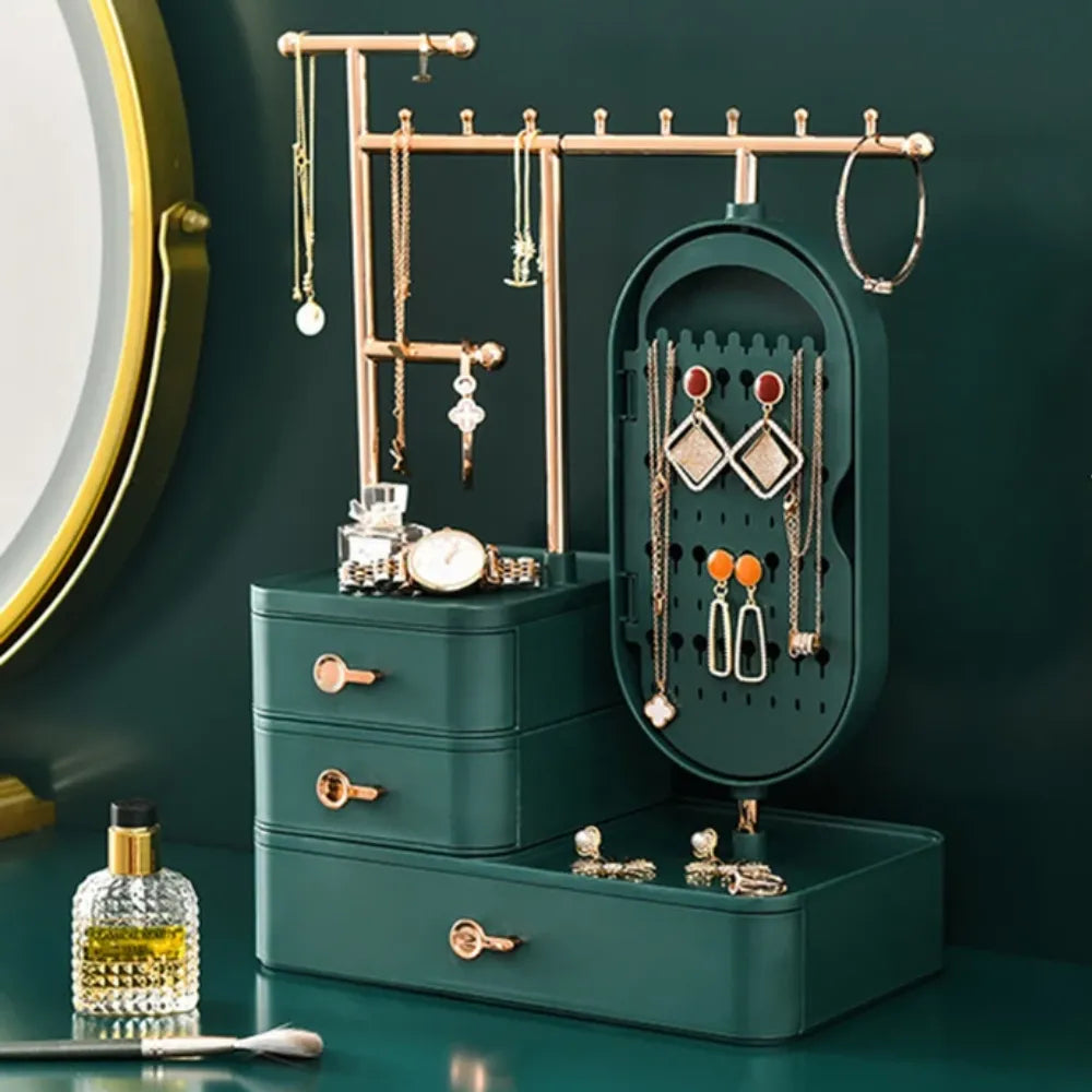 Vue de côté Boîte Organisateur Bijoux
