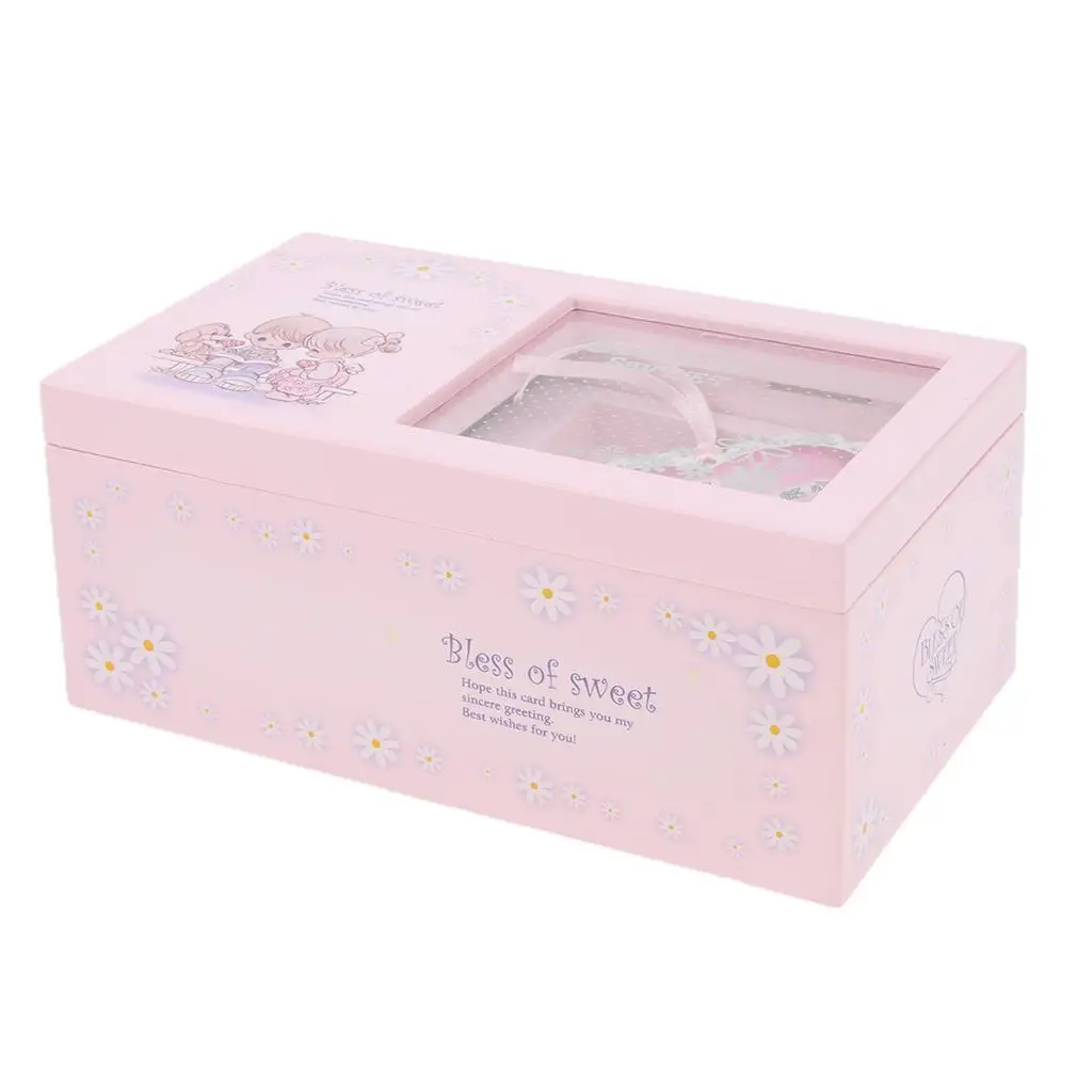 Boite bijoux rose